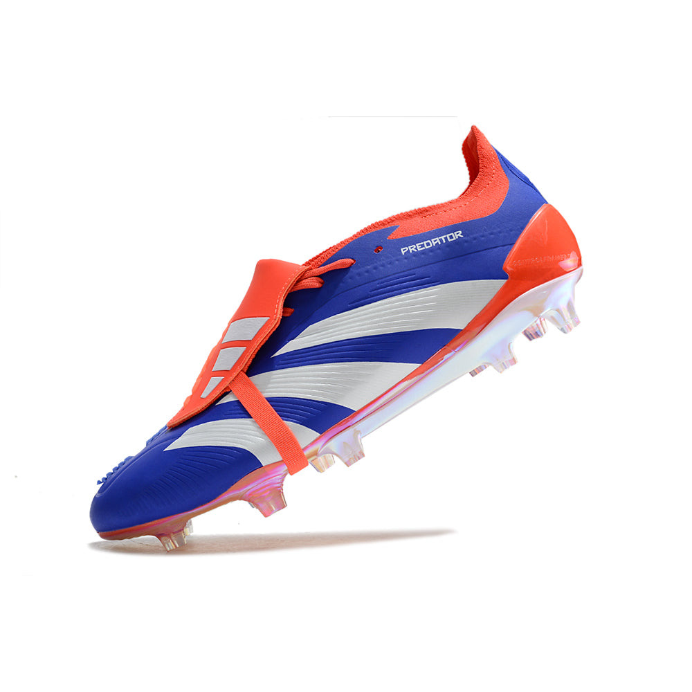Chuteira Campo Adidas Predator FT 30 Elite FG Azul, Vermelha e Branca 
