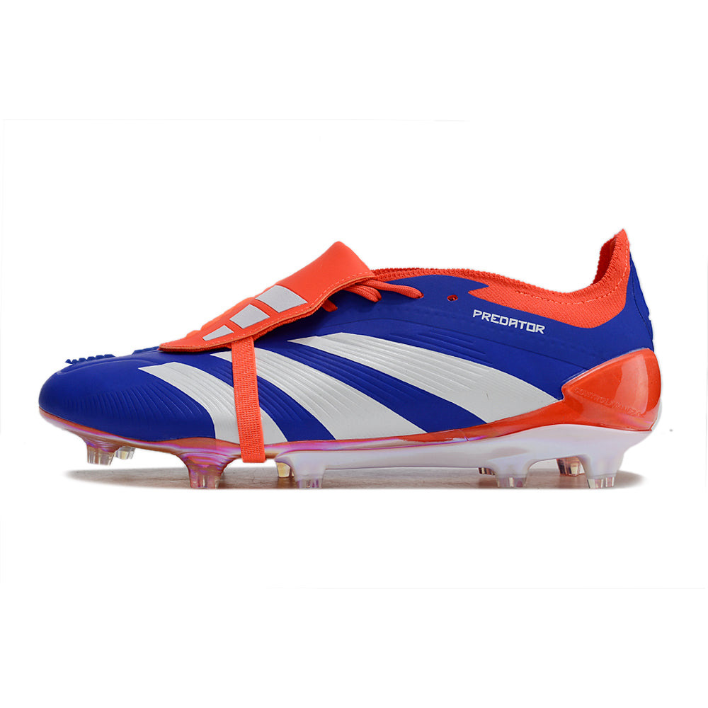 Chuteira Campo Adidas Predator FT 30 Elite FG Azul, Vermelha e Branca 