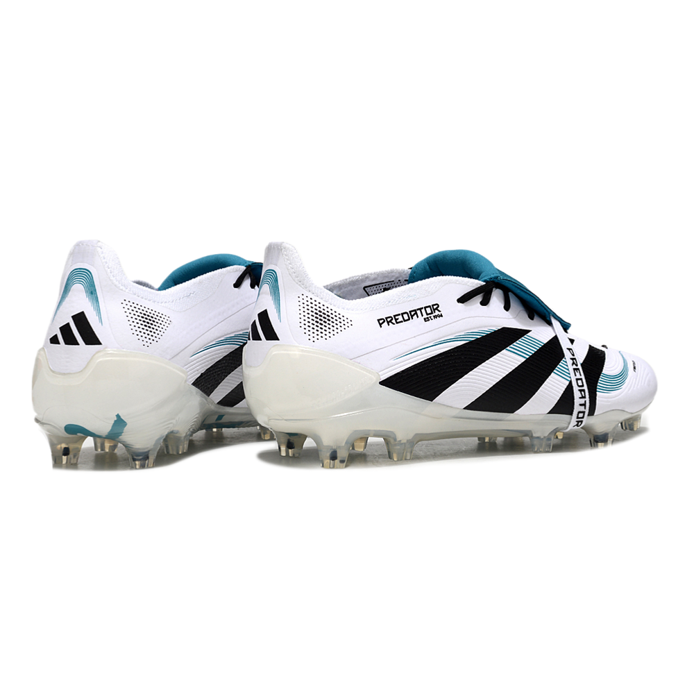 Chuteira Campo Adidas Predator FT 30 Elite FG Branca e Azul
