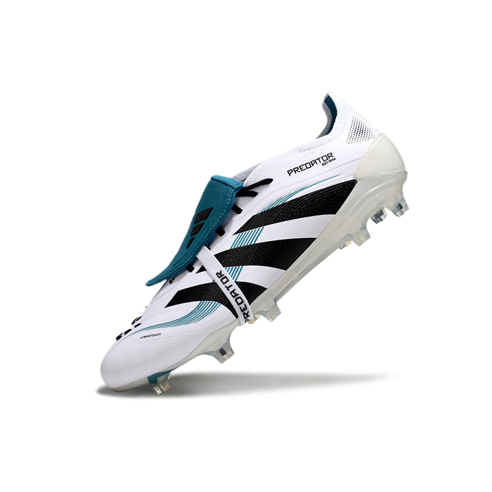 Chuteira Campo Adidas Predator FT 30 Elite FG Branca e Azul