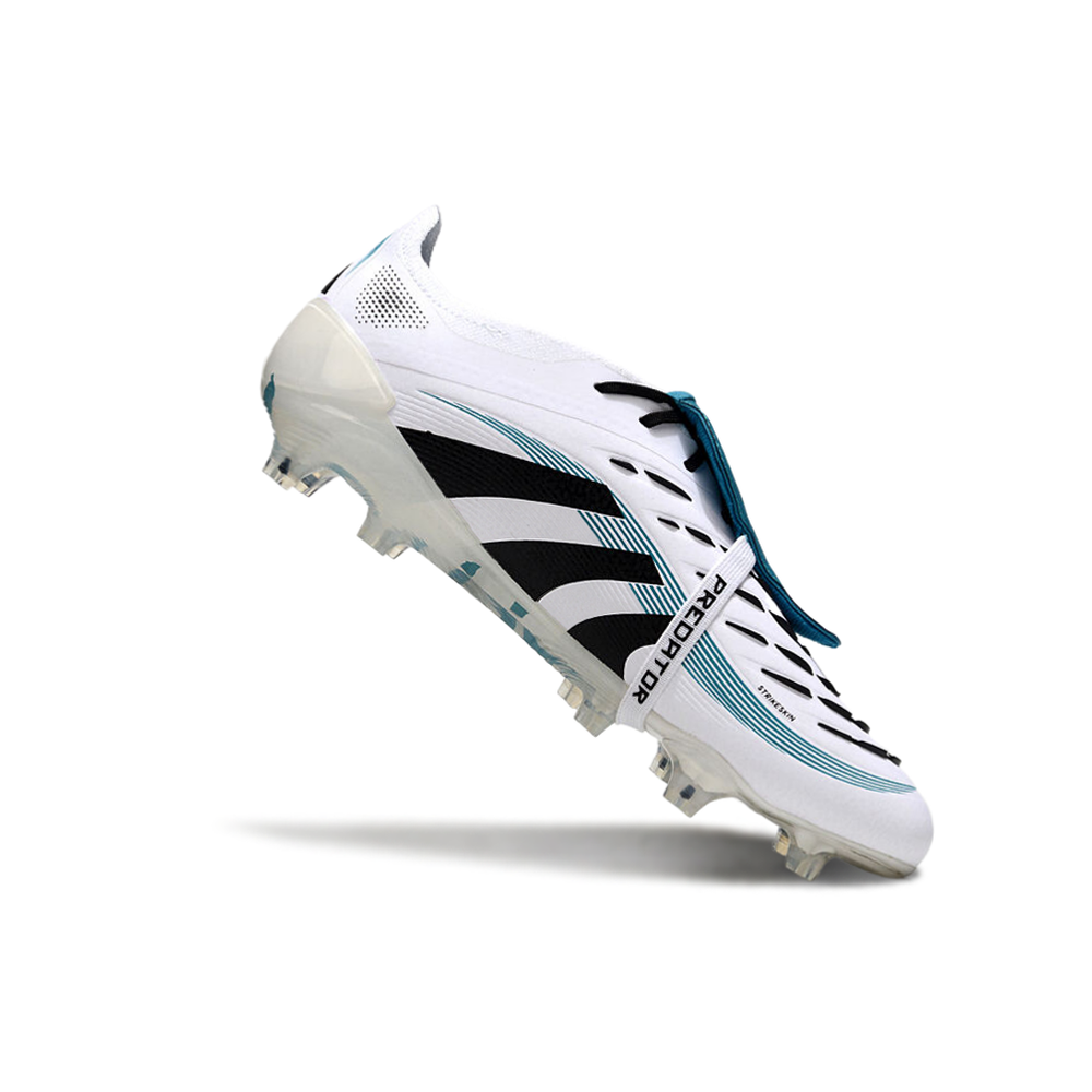 Chuteira Campo Adidas Predator FT 30 Elite FG Branca e Azul