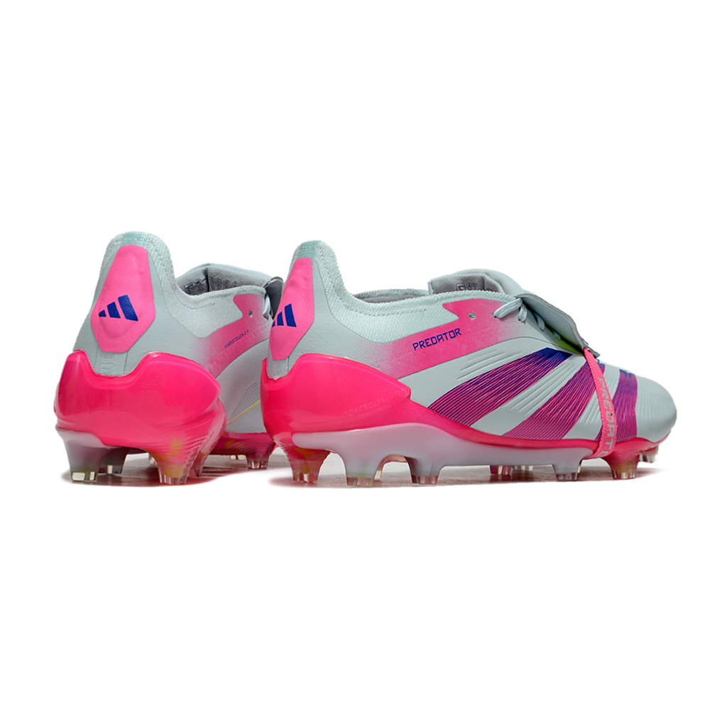 Chuteira Campo Adidas Predator FT 30 Elite FG Branca e Rosa 