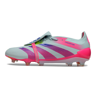 Chuteira Campo Adidas Predator FT 30 Elite FG Branca e Rosa 