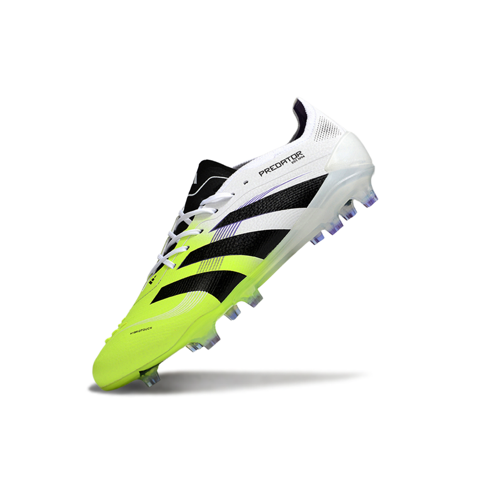 Chuteira Campo Adidas Predator FT 30 Elite FG Branca e Verde