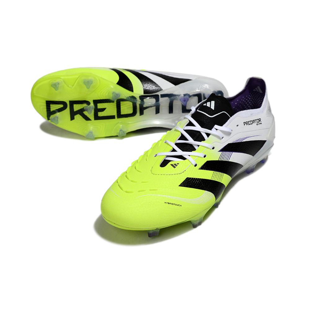 Chuteira Campo Adidas Predator FT 30 Elite FG Branca e Verde