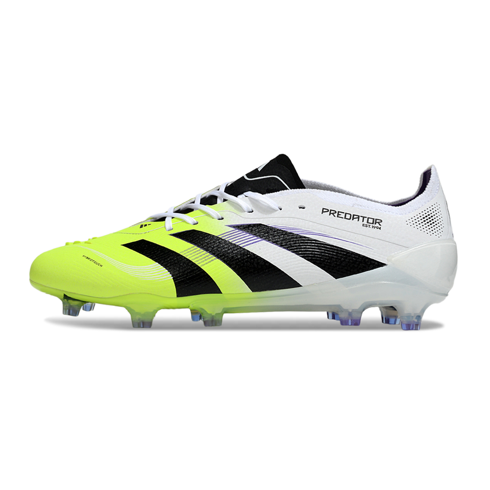 Chuteira Campo Adidas Predator FT 30 Elite FG Branca e Verde