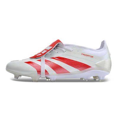 Chuteira Campo Adidas Predator FT 30 Elite FG Branca e Vermelha