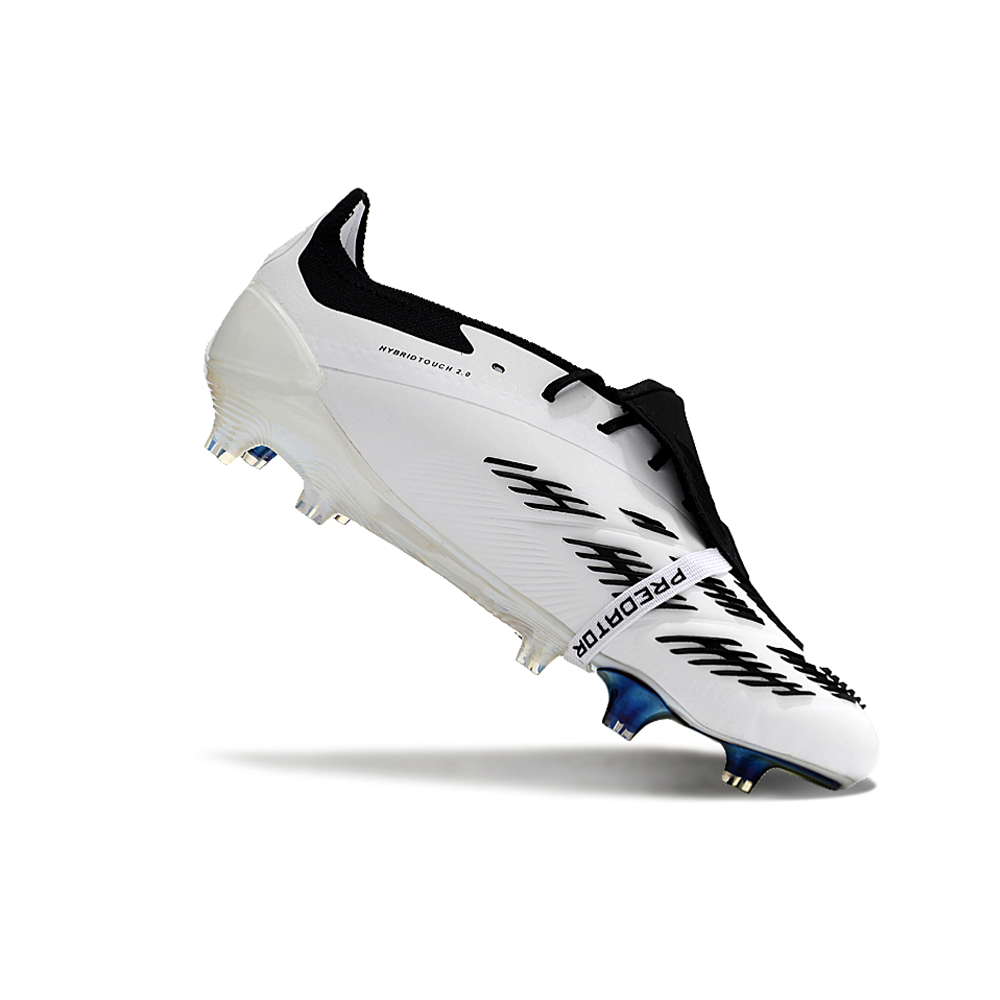 Chuteira Campo Adidas Predator FT 30 Elite FG Branca, Dourada e Preta