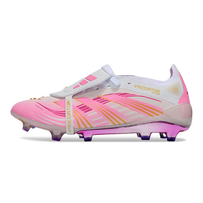 Chuteira Campo Adidas Predator FT 30 Elite FG Branco e Rosa