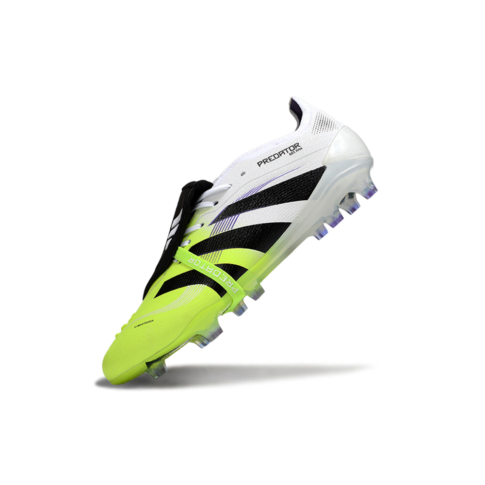 Chuteira Campo Adidas Predator FT 30 Elite FG Branco e Verde