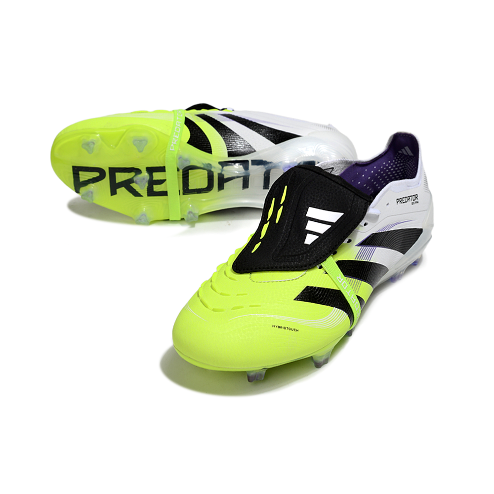 Chuteira Campo Adidas Predator FT 30 Elite FG Branco e Verde