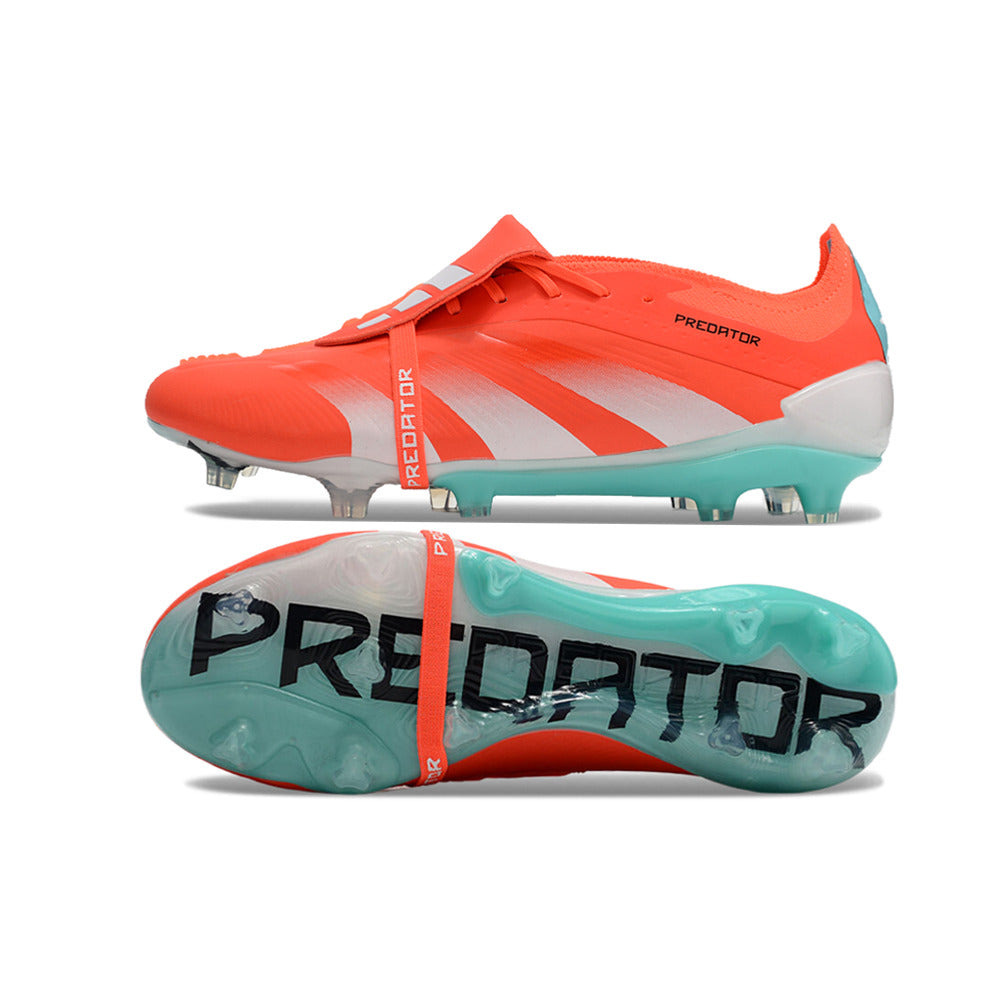 Chuteira Campo Adidas Predator FT 30 Elite FG Laranja e Verde