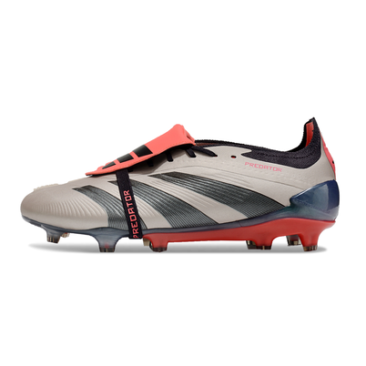 Chuteira Campo Adidas Predator FT 30 Elite FG Prata, Preto e Vermelho 