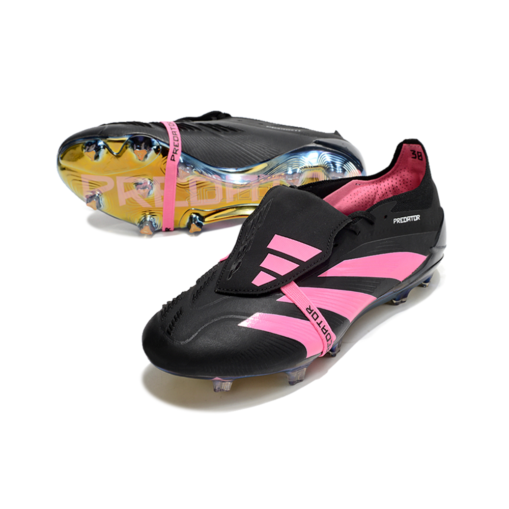 Chuteira Campo Adidas Predator FT 30 Elite FG Preta e Rosa