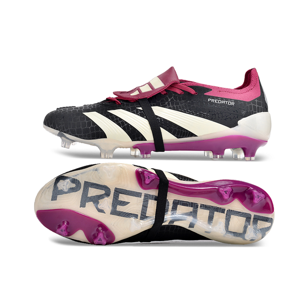 Chuteira Campo Adidas Predator FT 30 Elite FG Preta e Roxa
