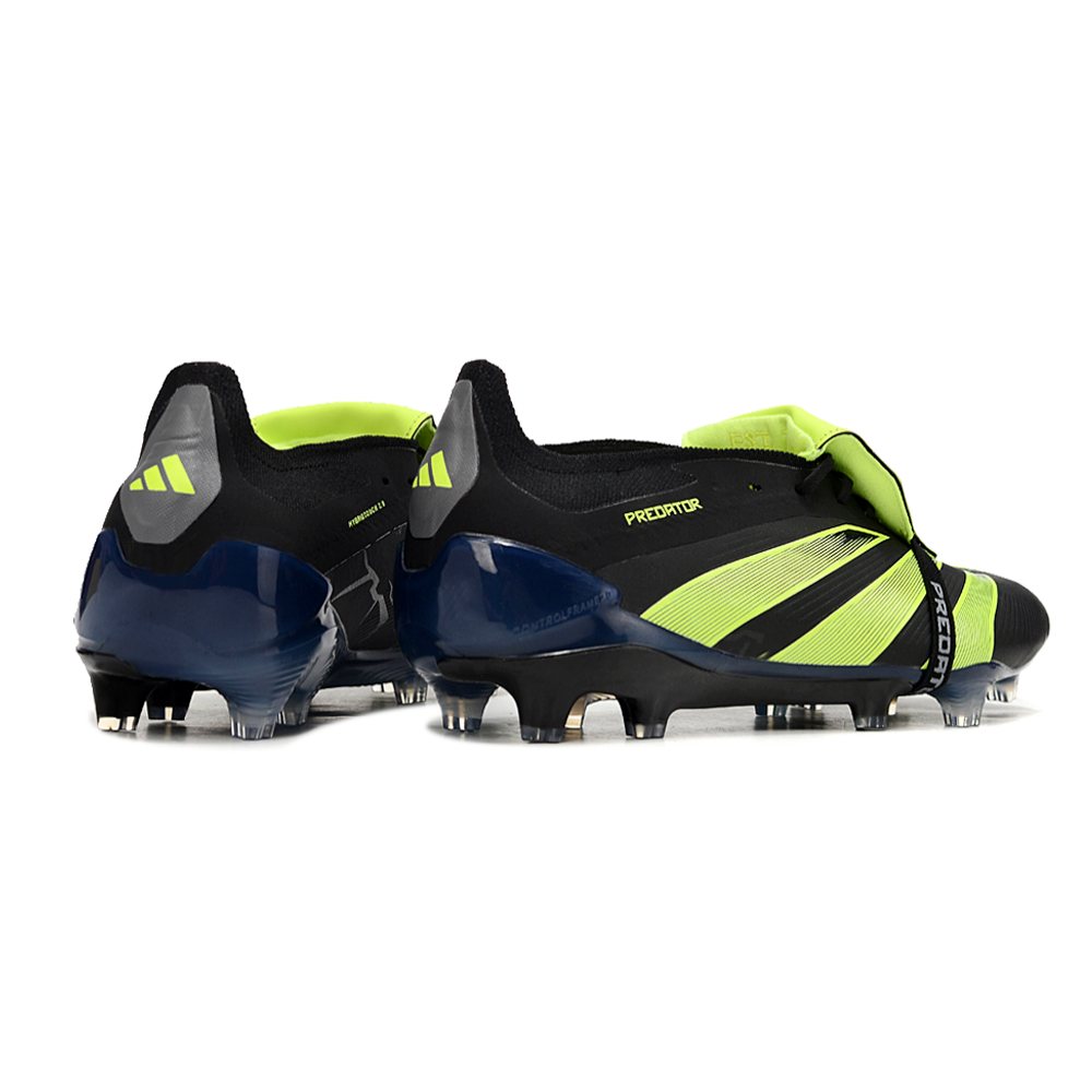 Chuteira Campo Adidas Predator FT 30 Elite FG Preta e Verde 