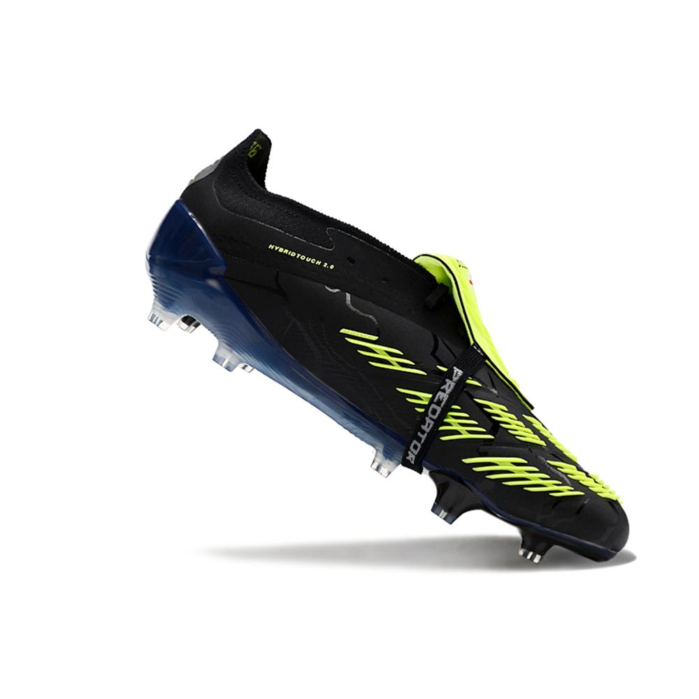 Chuteira Campo Adidas Predator FT 30 Elite FG Preta e Verde 