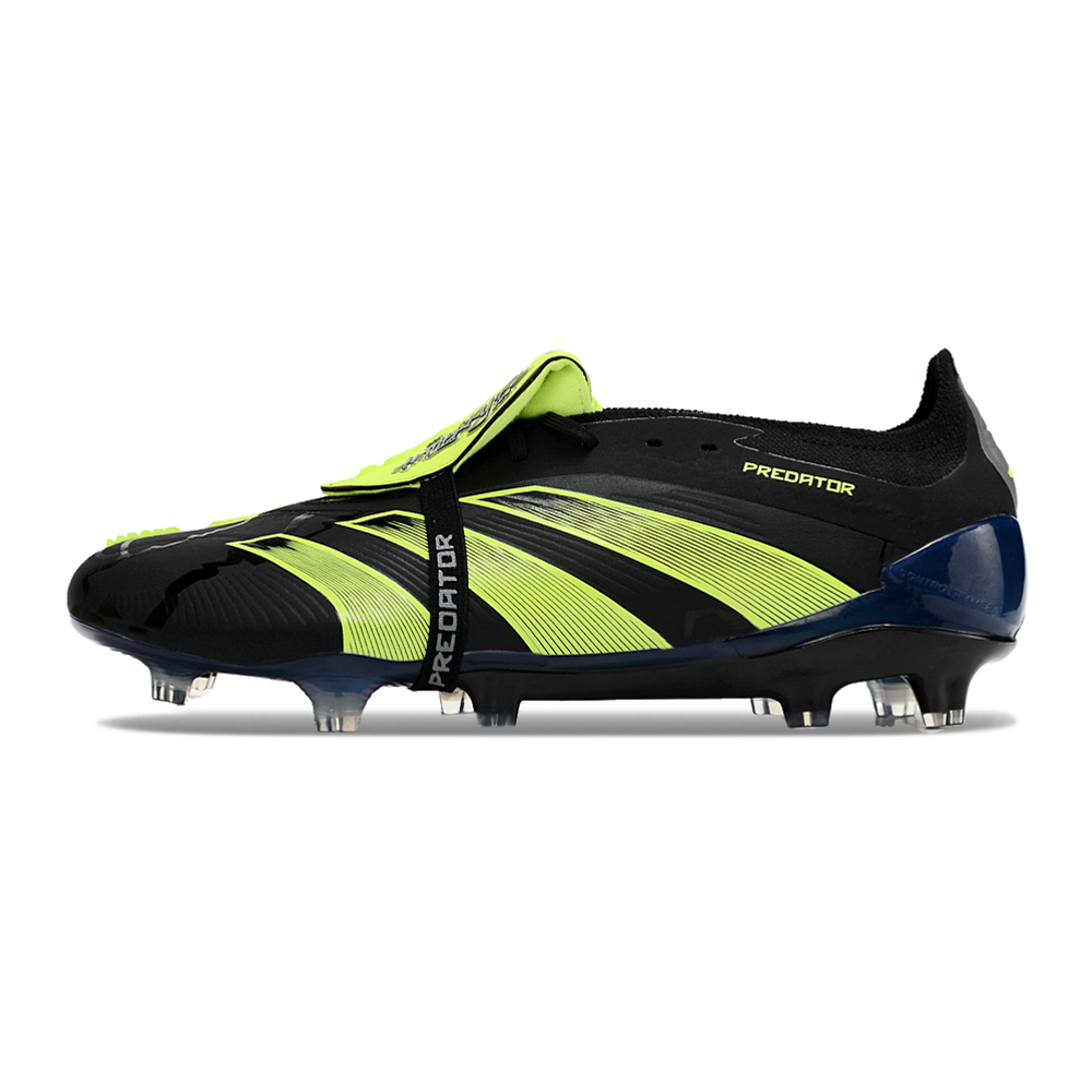 Chuteira Campo Adidas Predator FT 30 Elite FG Preta e Verde 