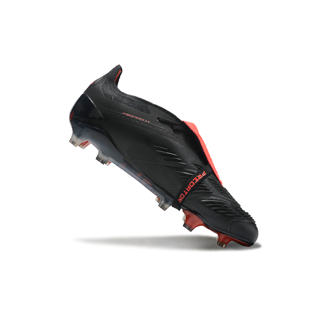 Chuteira Campo Adidas Predator FT 30 Elite FG Preta e Vermelha