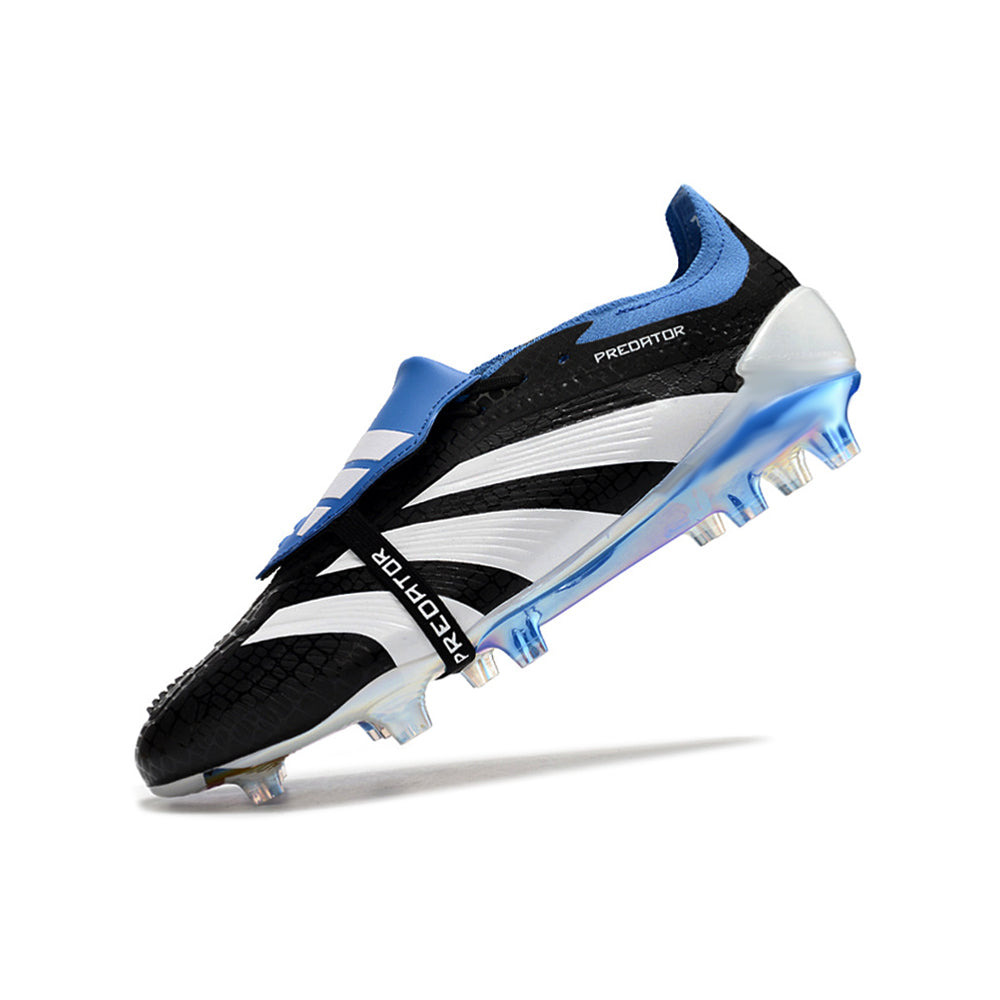 Chuteira Campo Adidas Predator FT 30 Elite FG Preto e Azul