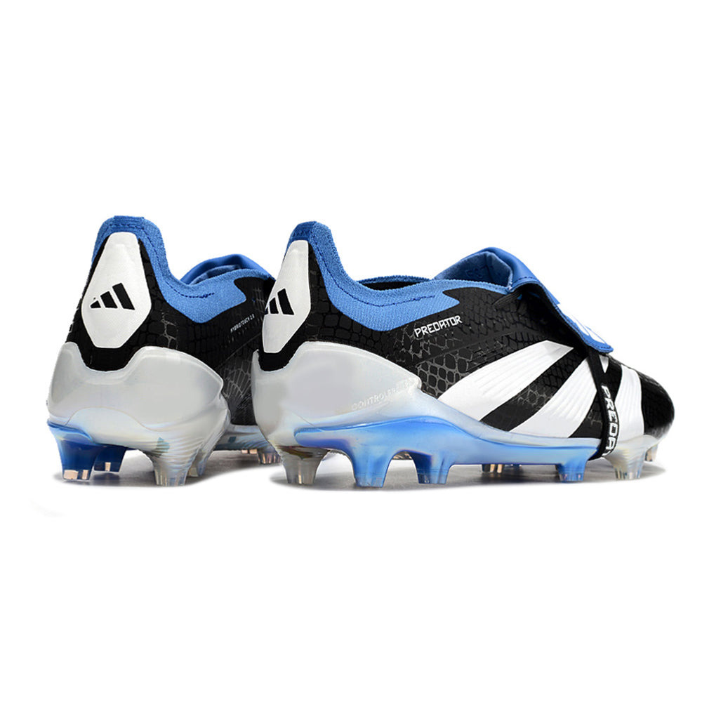 Chuteira Campo Adidas Predator FT 30 Elite FG Preto e Azul