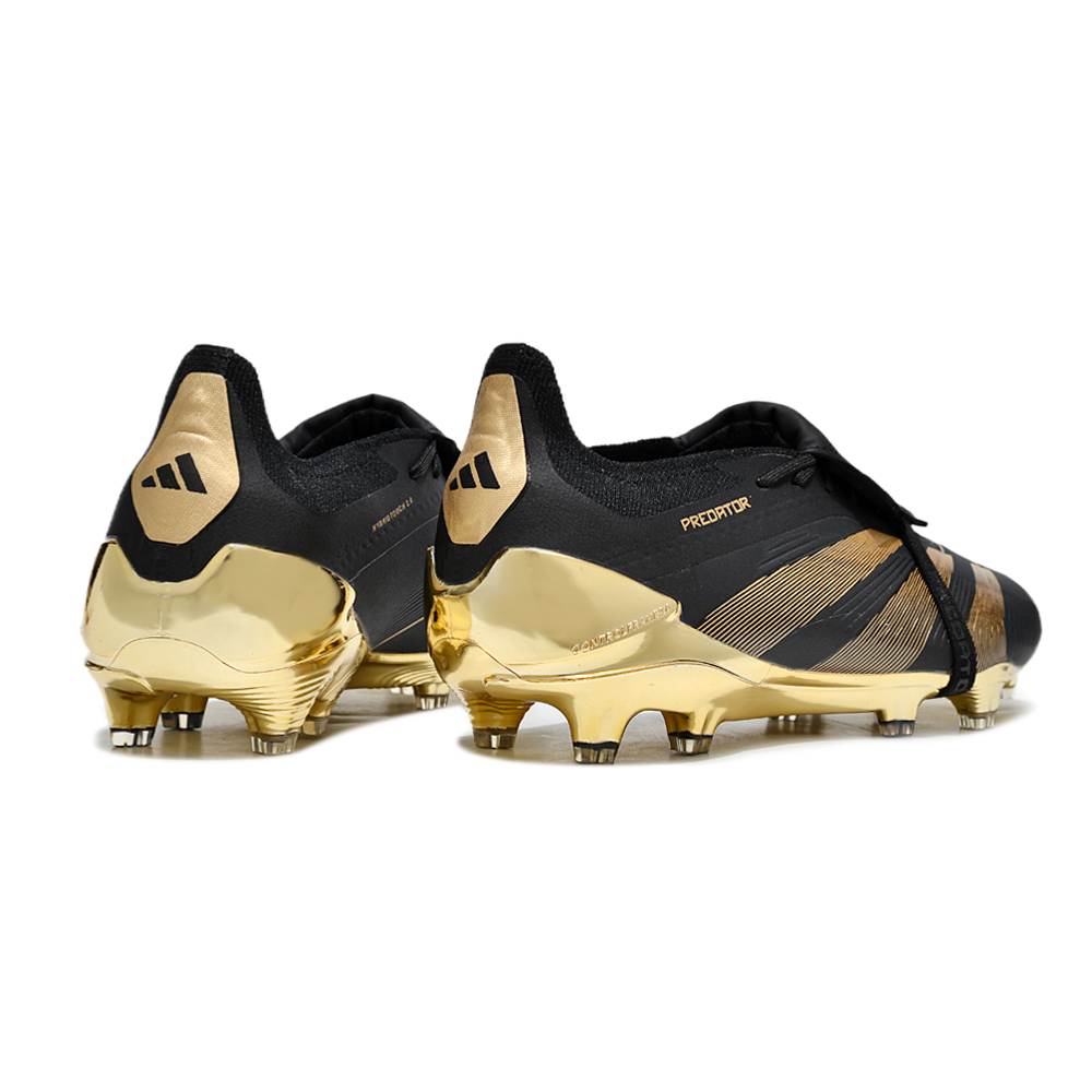 Chuteira Campo Adidas Predator FT 30 Elite FG Preto e Dourado 
