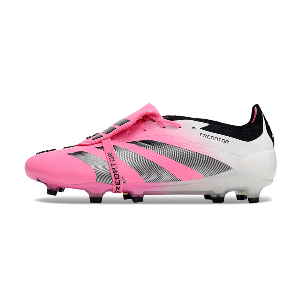 Chuteira Campo Adidas Predator FT 30 Elite FG Rosa e Preta