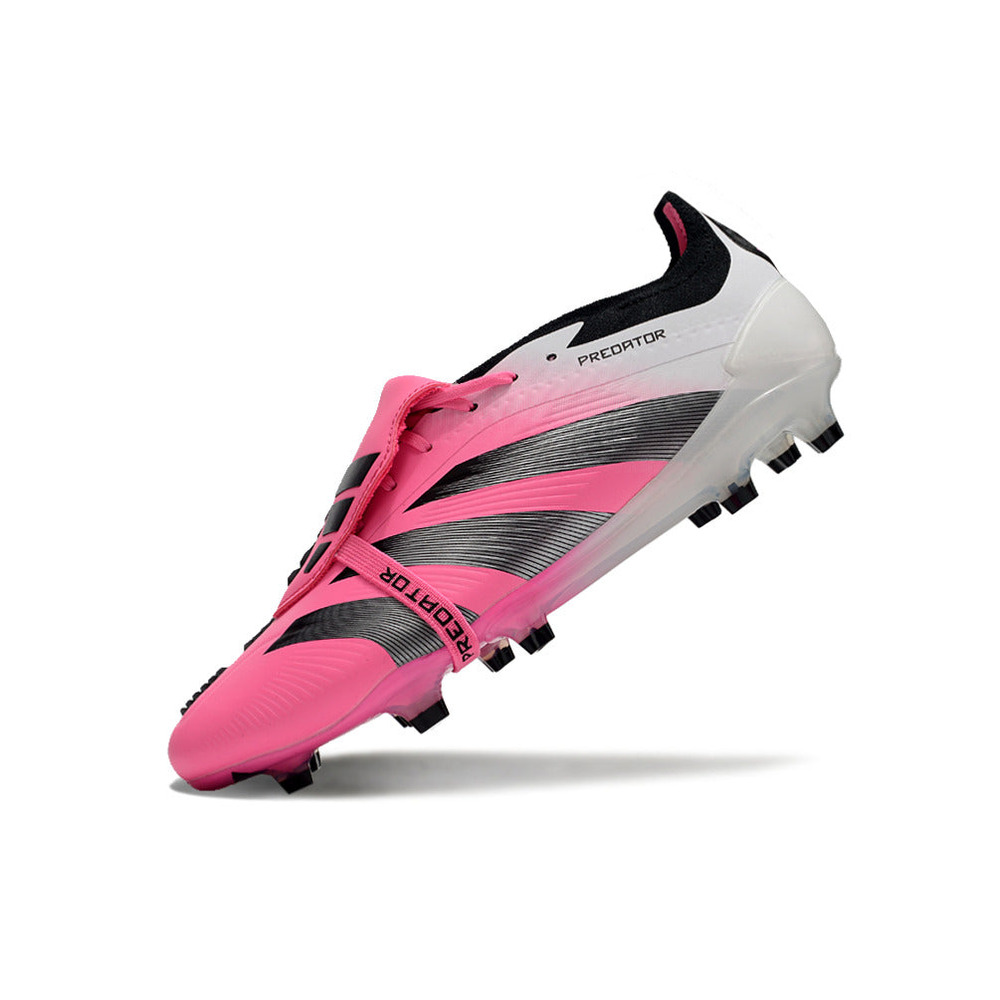 Chuteira Campo Adidas Predator FT 30 Elite FG Rosa e Preta