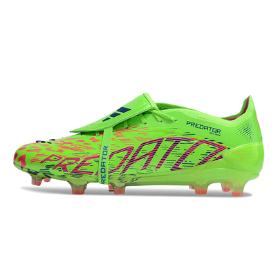 Chuteira Campo Adidas Predator FT 30 Elite FG Verde e Rosa