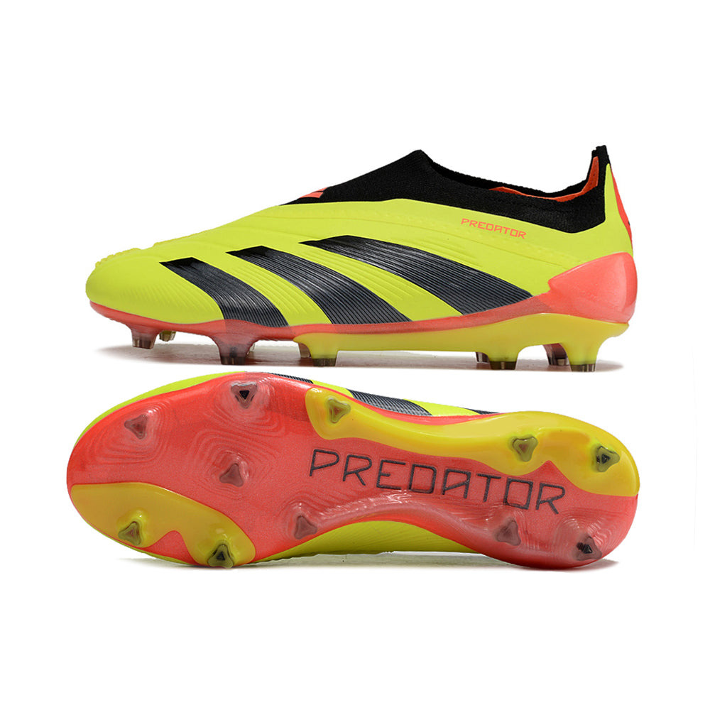 Chuteira Campo Adidas Predator LL Elite FG Amarelo, Preto e Vermelho 