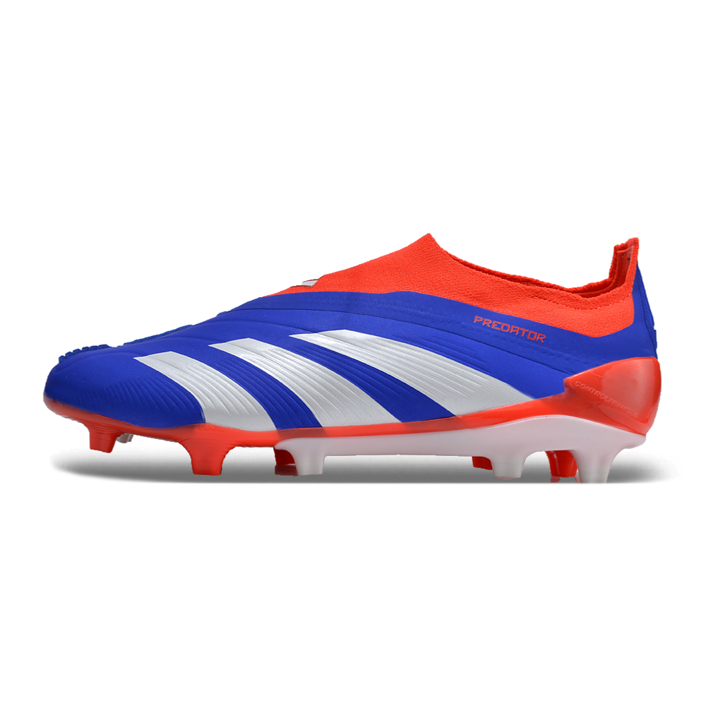 Chuteira Campo Adidas Predator LL Elite FG Azul, Vermelho e Branco 