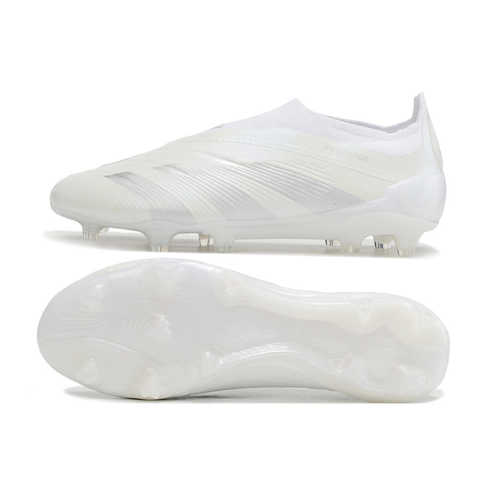 Chuteira Campo Adidas Predator LL Elite FG Branca 