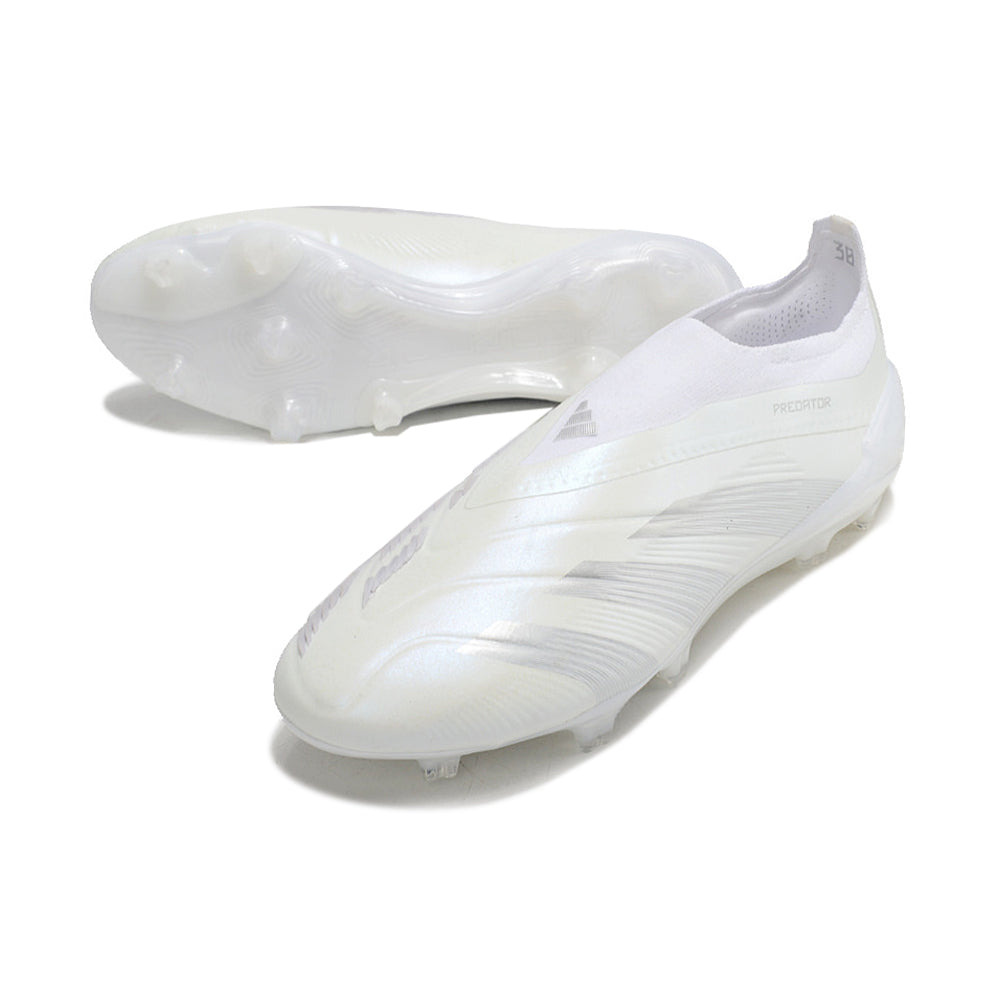 Chuteira Campo Adidas Predator LL Elite FG Branca 