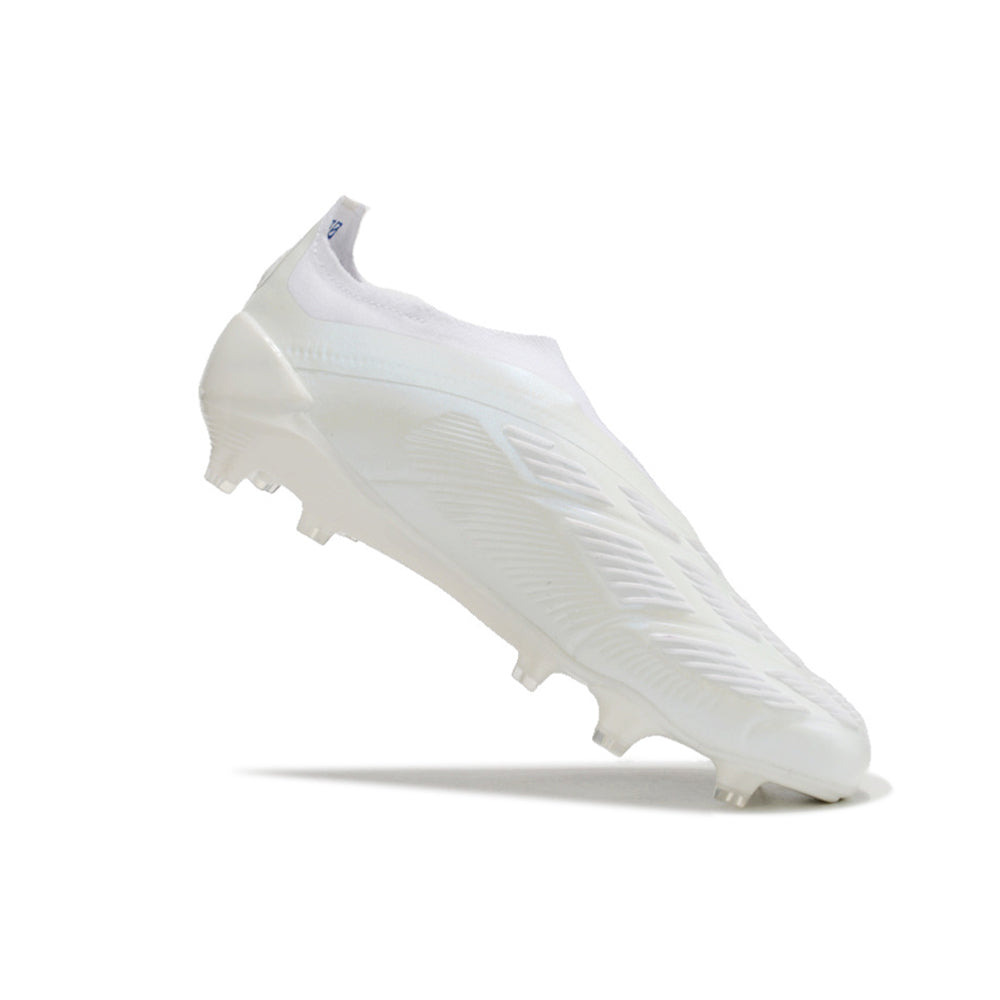 Chuteira Campo Adidas Predator LL Elite FG Branca e Azul 
