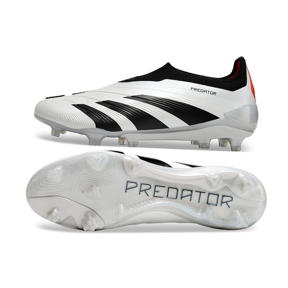Chuteira Campo Adidas Predator LL Elite FG Branca e Preto