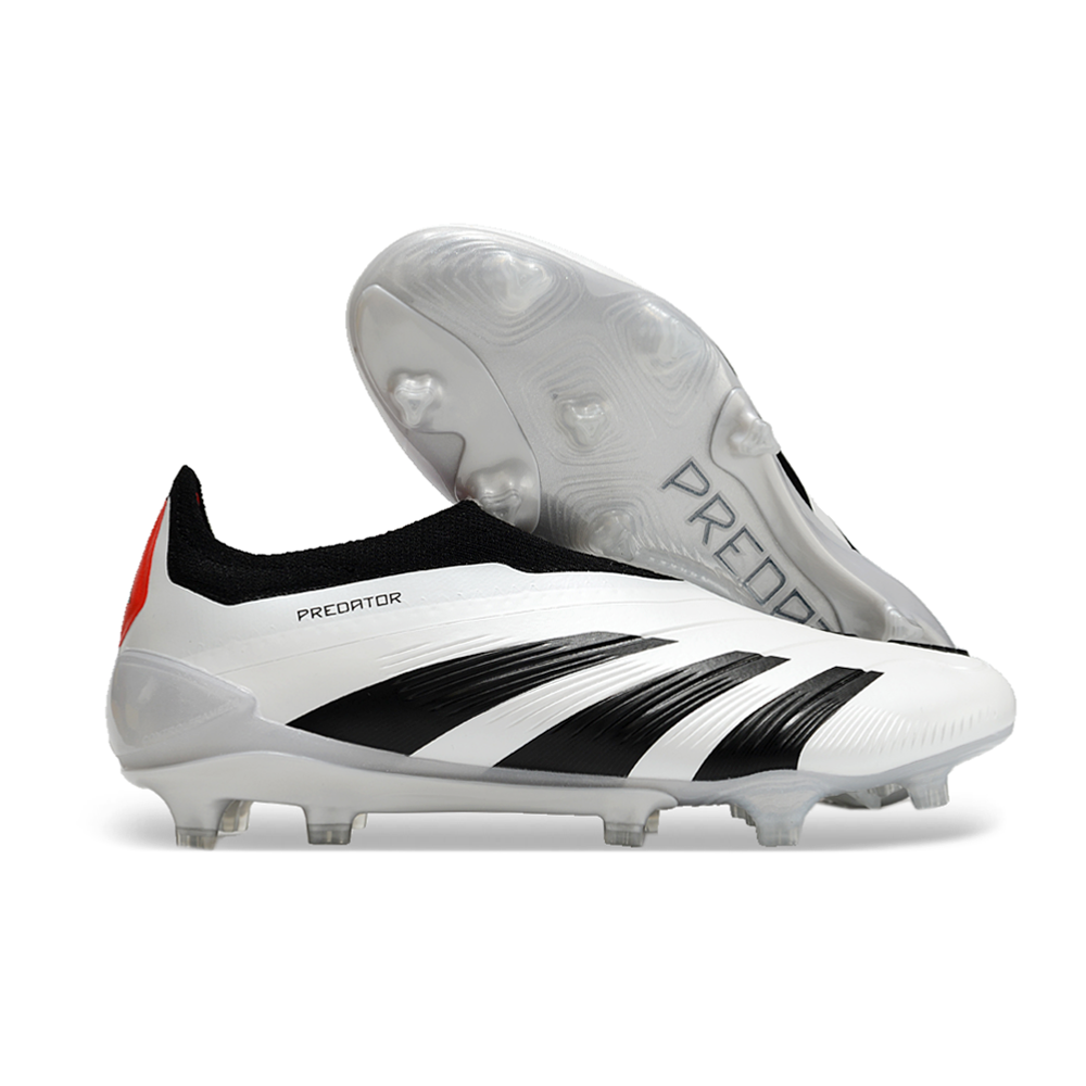 Chuteira Campo Adidas Predator LL Elite FG Branca e Preto
