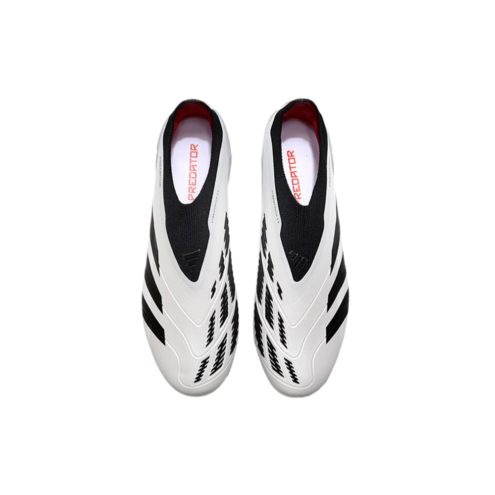 Chuteira Campo Adidas Predator LL Elite FG Branca e Preto