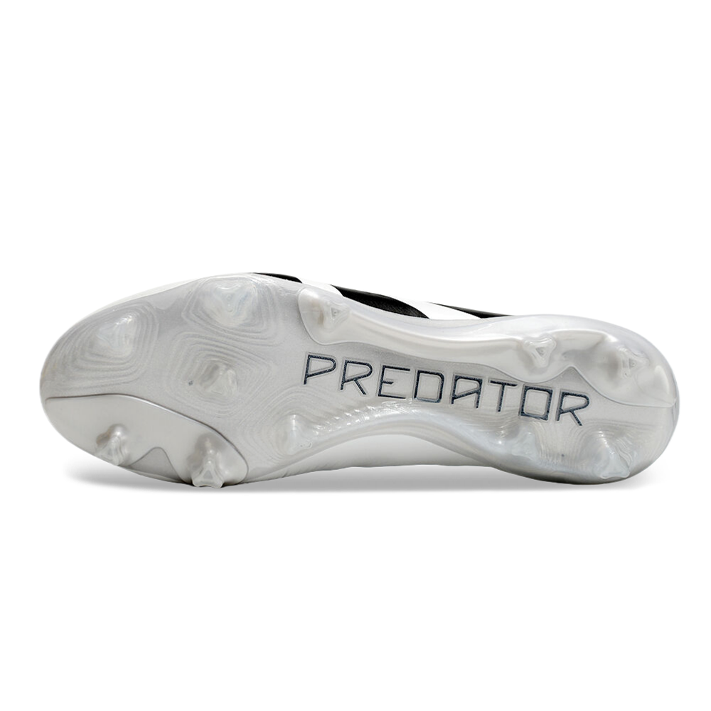 Chuteira Campo Adidas Predator LL Elite FG Branca e Preto