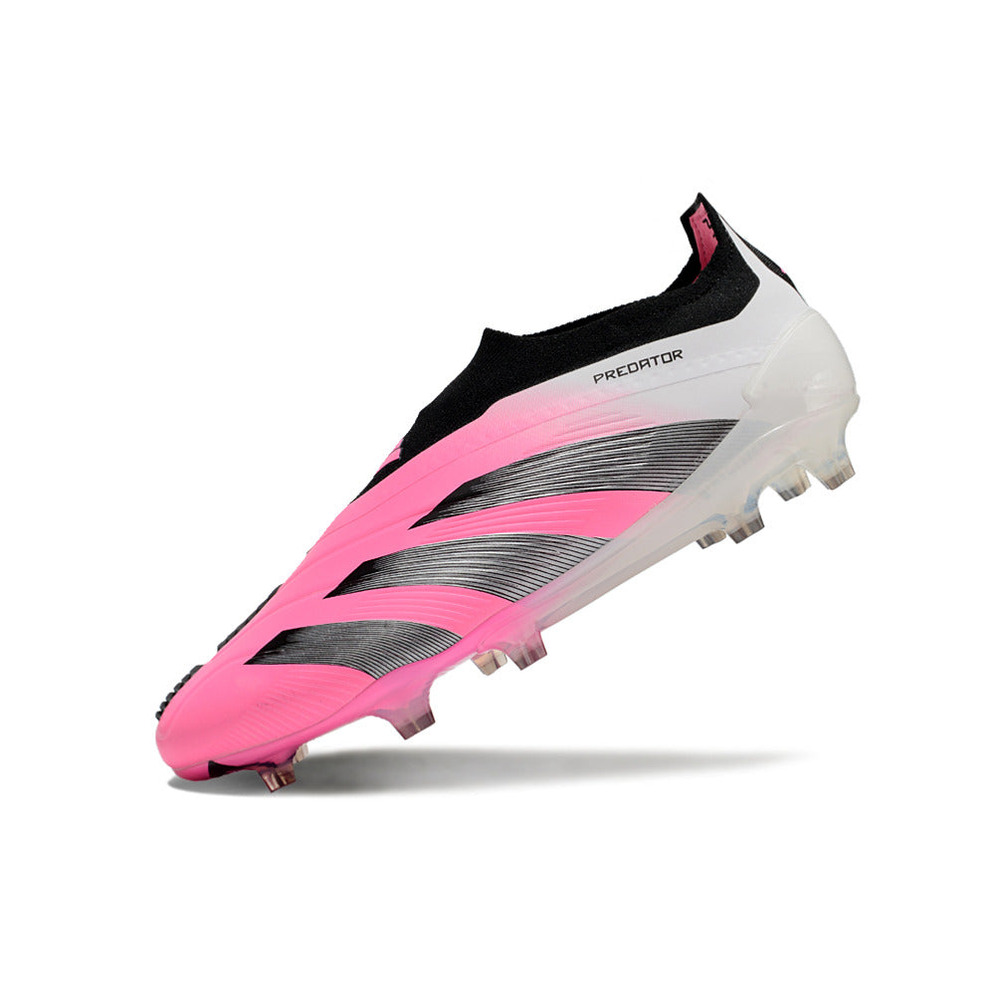 Chuteira Campo Adidas Predator LL Elite FG Branca e Rosa