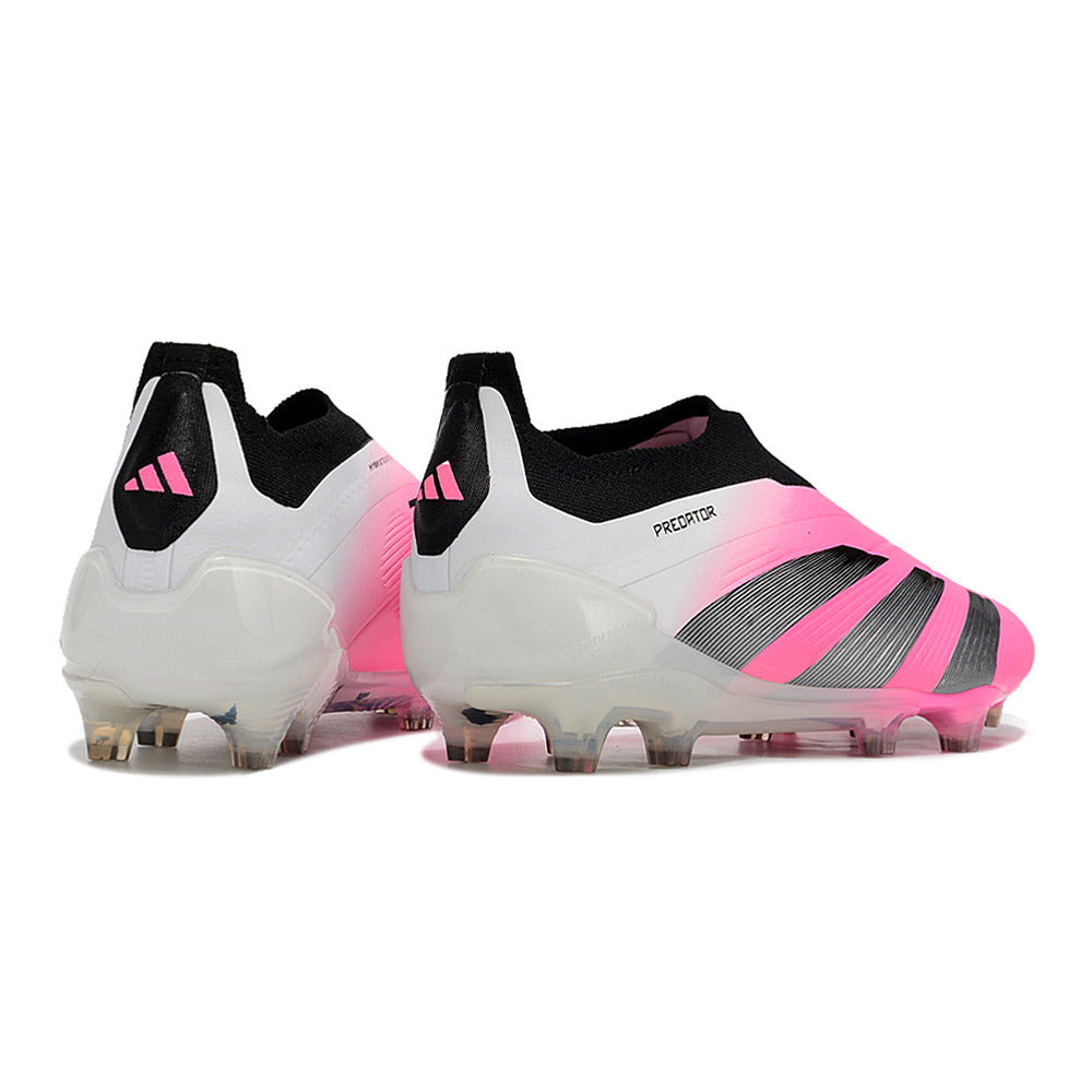Chuteira Campo Adidas Predator LL Elite FG Branca e Rosa