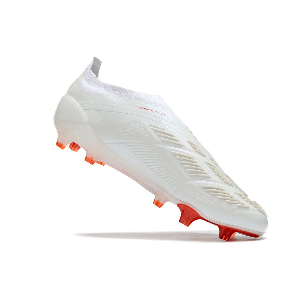 Chuteira Campo Adidas Predator LL Elite FG Branca e Vermelha