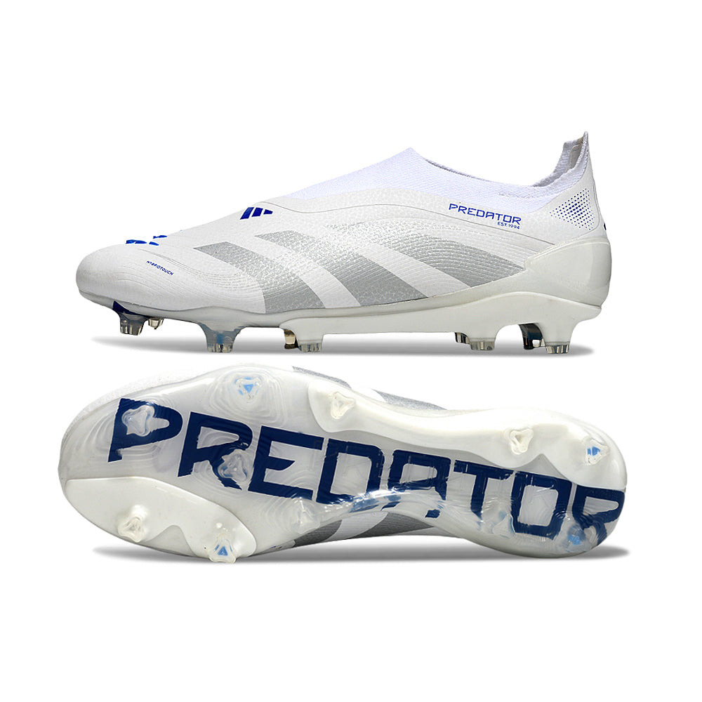 Chuteira Campo Adidas Predator LL Elite FG Branco 
