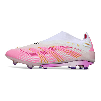 Chuteira Campo Adidas Predator LL Elite FG Branco e Rosa