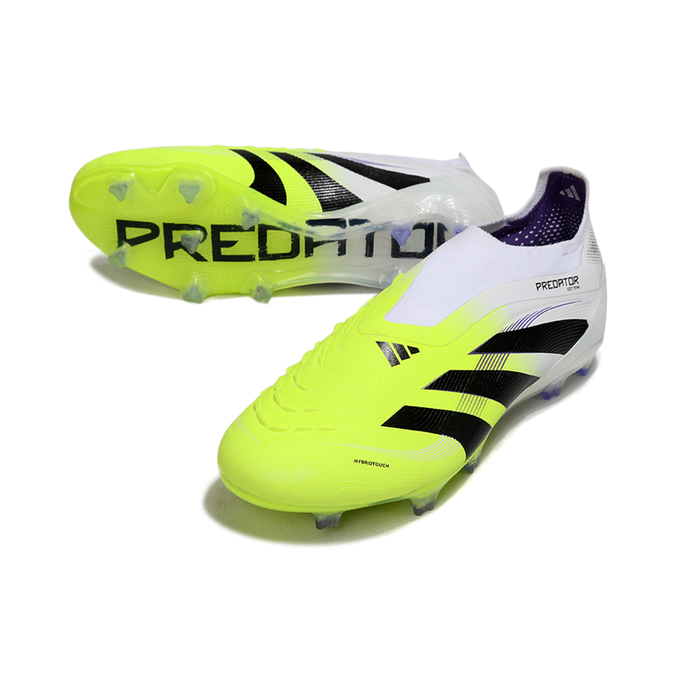 Chuteira Campo Adidas Predator LL Elite FG Branco e Verde