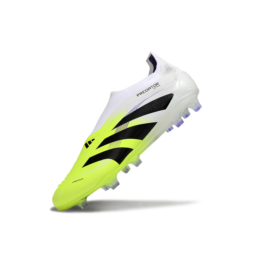 Chuteira Campo Adidas Predator LL Elite FG Branco e Verde