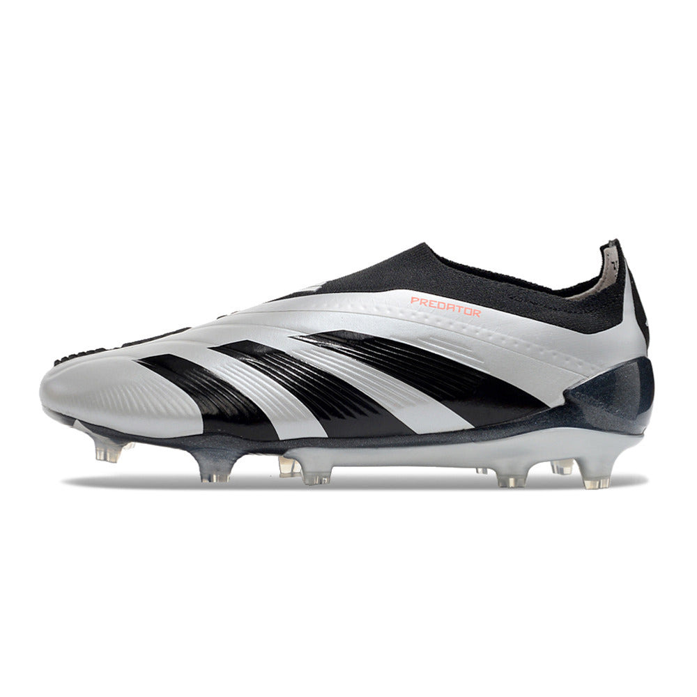 Chuteira Campo Adidas Predator LL Elite FG Prata e Preta