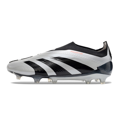 Chuteira Campo Adidas Predator LL Elite FG Prata e Preta