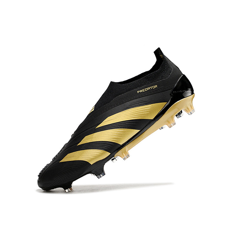 Chuteira Campo Adidas Predator LL Elite FG Preta e Dourado