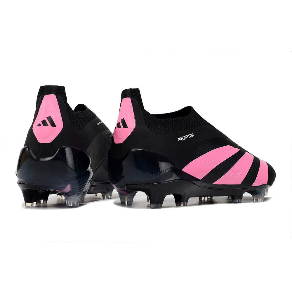 Chuteira Campo Adidas Predator LL Elite FG Preta e Rosa