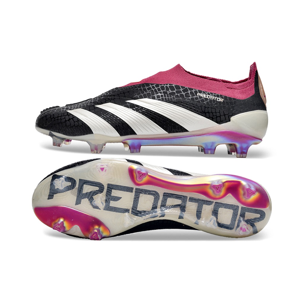 Chuteira Campo Adidas Predator LL Elite FG Preta e Roxa